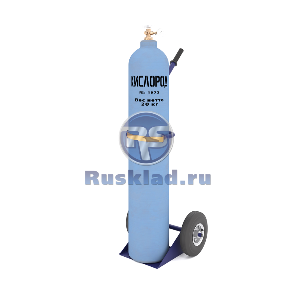 Тележка для перевозки одного газового баллона с фиксацией ремнём ГБР 1 (г/п 110кг) Тележка для перевозки одного газового баллона с фиксацией ремнём ГБР 1 (г/п 110кг)