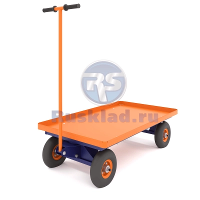 Тележка платформенная с поворотной осью ТПО 2. 600х900 купить от ...